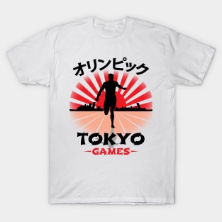 Runner Tokyo Olympics Track N Field Athlete T-Shirt